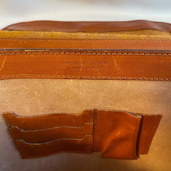 I MEDICI Firenzi Italian leather briefcase messenger bag - Picture 13 of 16